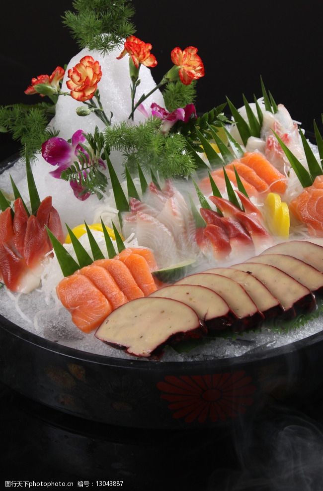 关键词:海鲜刺身拼盘 鹅肝 三文鱼 北极贝 凉菜 刺身 jpg 美食 传统