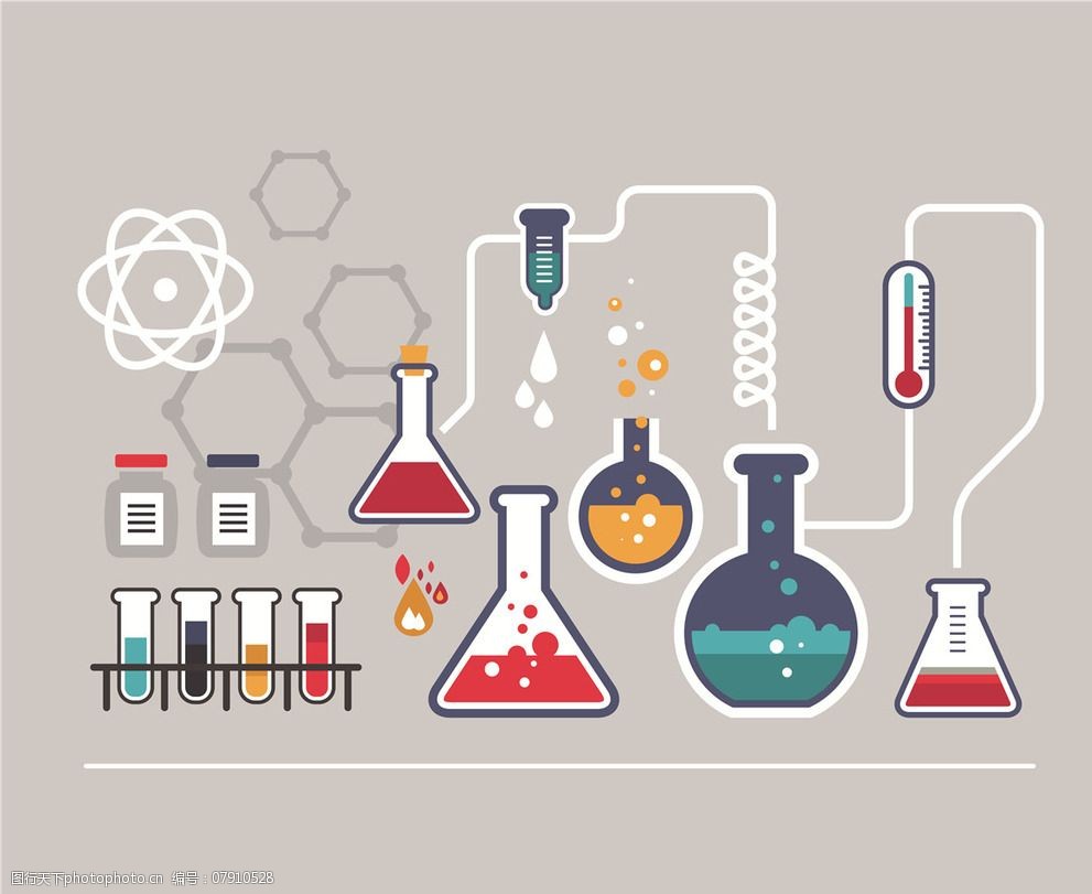关键词:化学实验 化学设备 科学实验 科学用品 科学技术 卡通设计