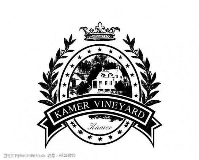 葡萄酒标志logo图片