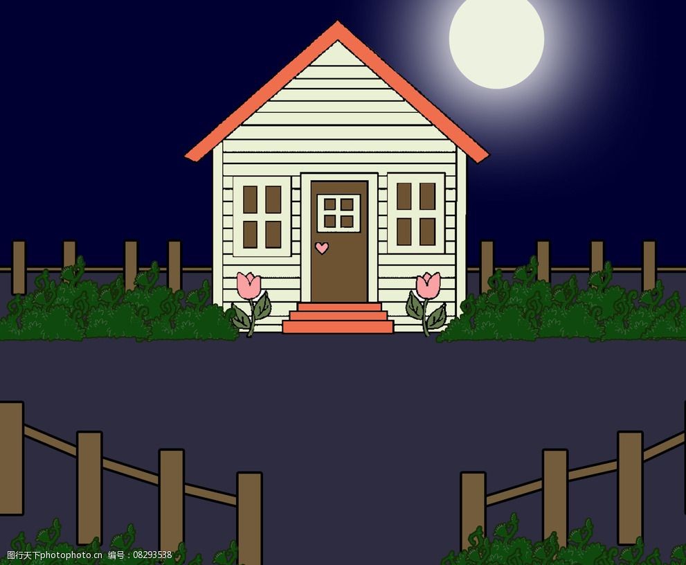 关键词:卡通室外场景 卡通 室外 夜晚 明月 游戏 场景 设计 动漫动画