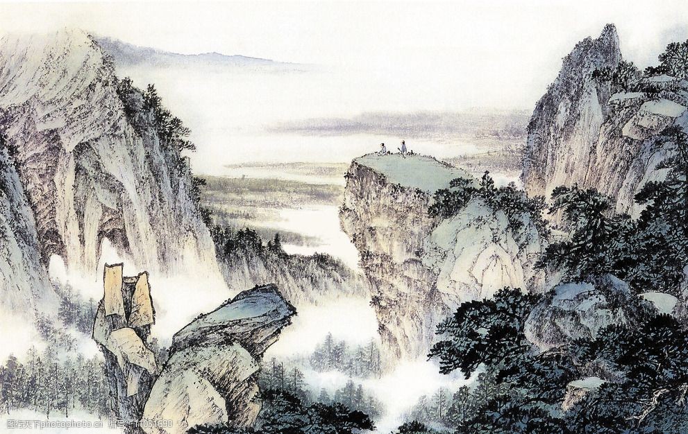中国山水画图片