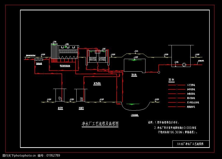 某水厂扩建设计图纸