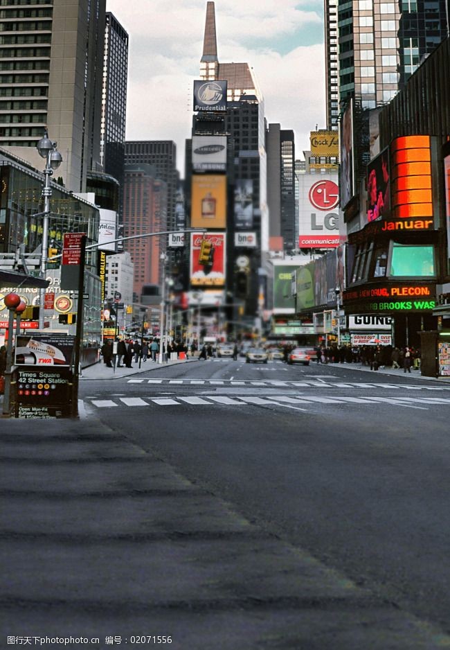 影楼建筑街道背景大图