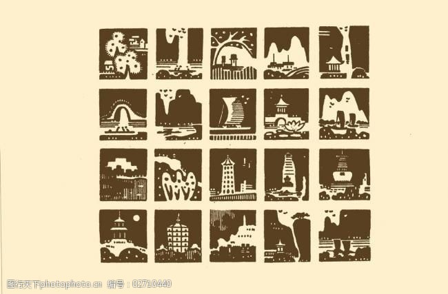 风景装饰画图片