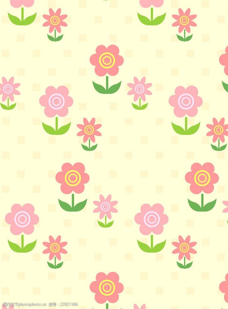 卡通背景花朵背景