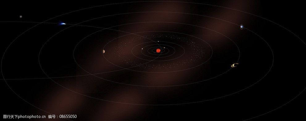 太陽系示意圖圖片圖片-圖行天下圖庫