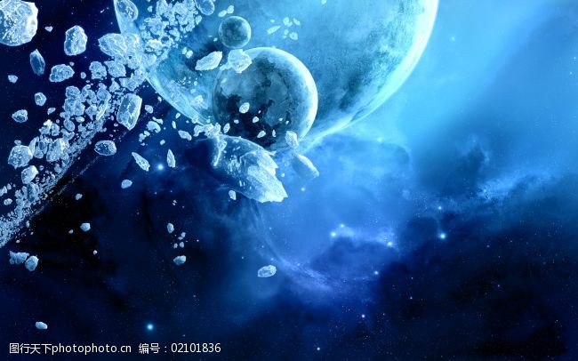 關鍵詞:藍色系的星雲免費下載 星雲 絢麗色彩 奇幻主題 圖片素材 背景