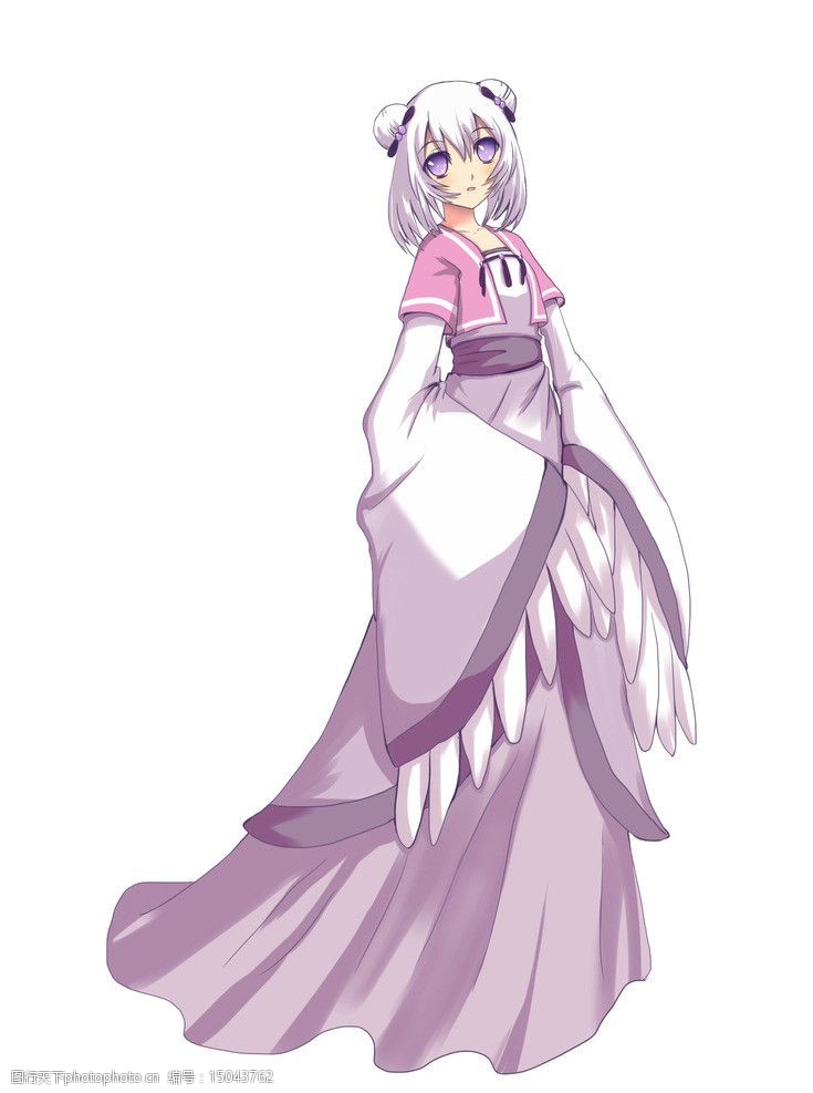 古装长裙少女图片