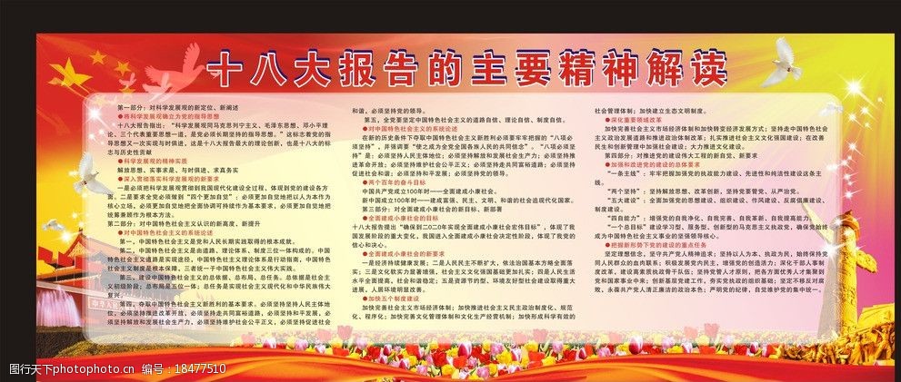 十八大精神解读图片