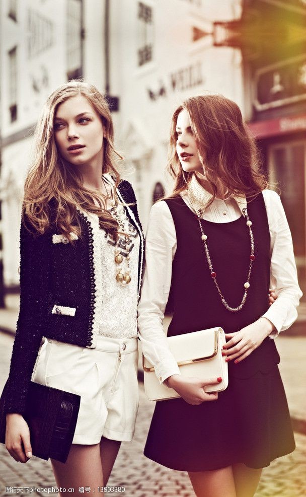 时尚女装模特写真图片