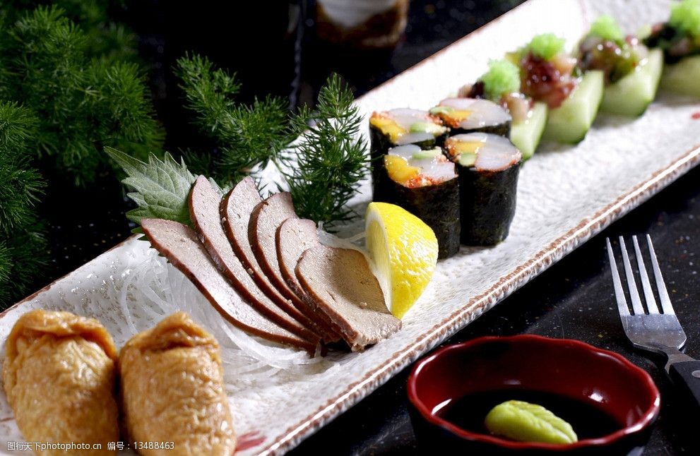 日式小食拼盘图片