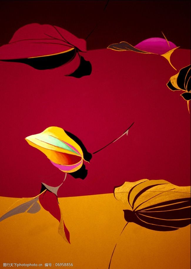 关键词:抽象画叶舞免费下载 抽象 花 绘画 叶子 油画 图片素材 文化