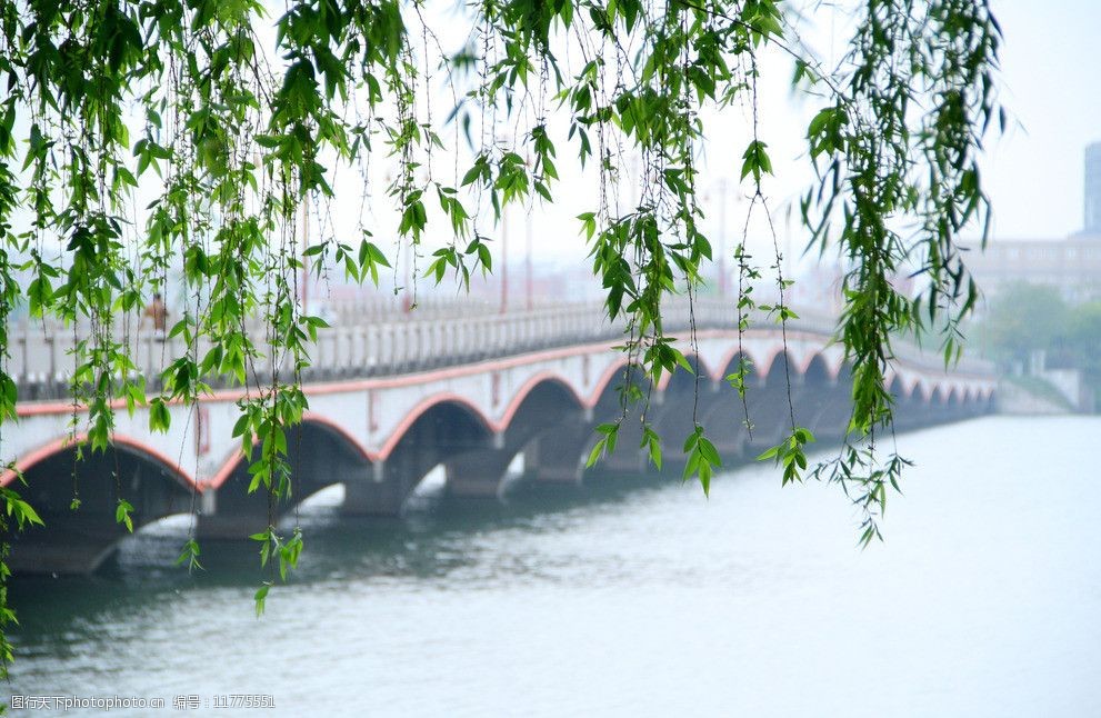 关键词:江宁 百家湖 桥 水 柳树 自然风景 自然景观 摄影 300dpi jpg