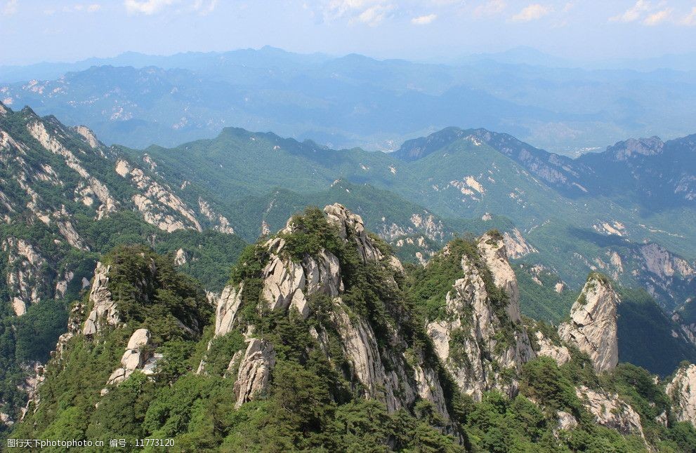 石人山风景尧山图片