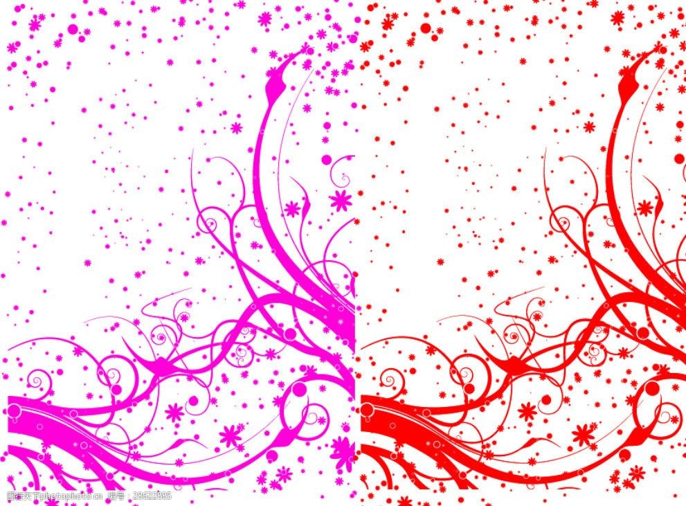 梦幻组合花纹梦幻