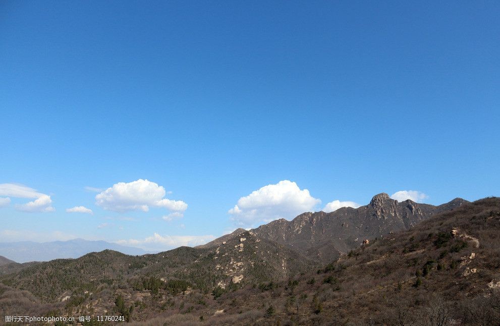 青山白云蓝天图片