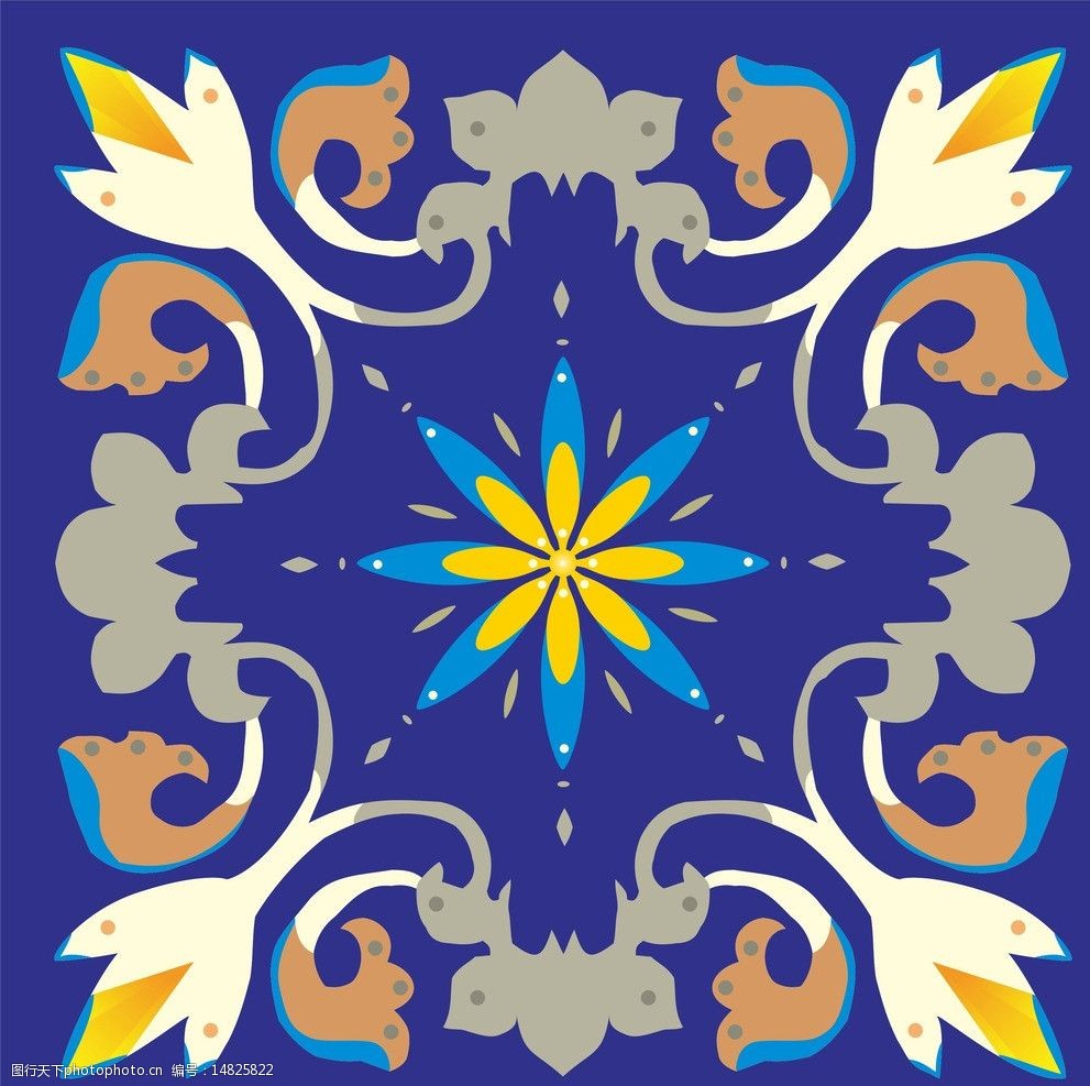 印花图案布料设计图片