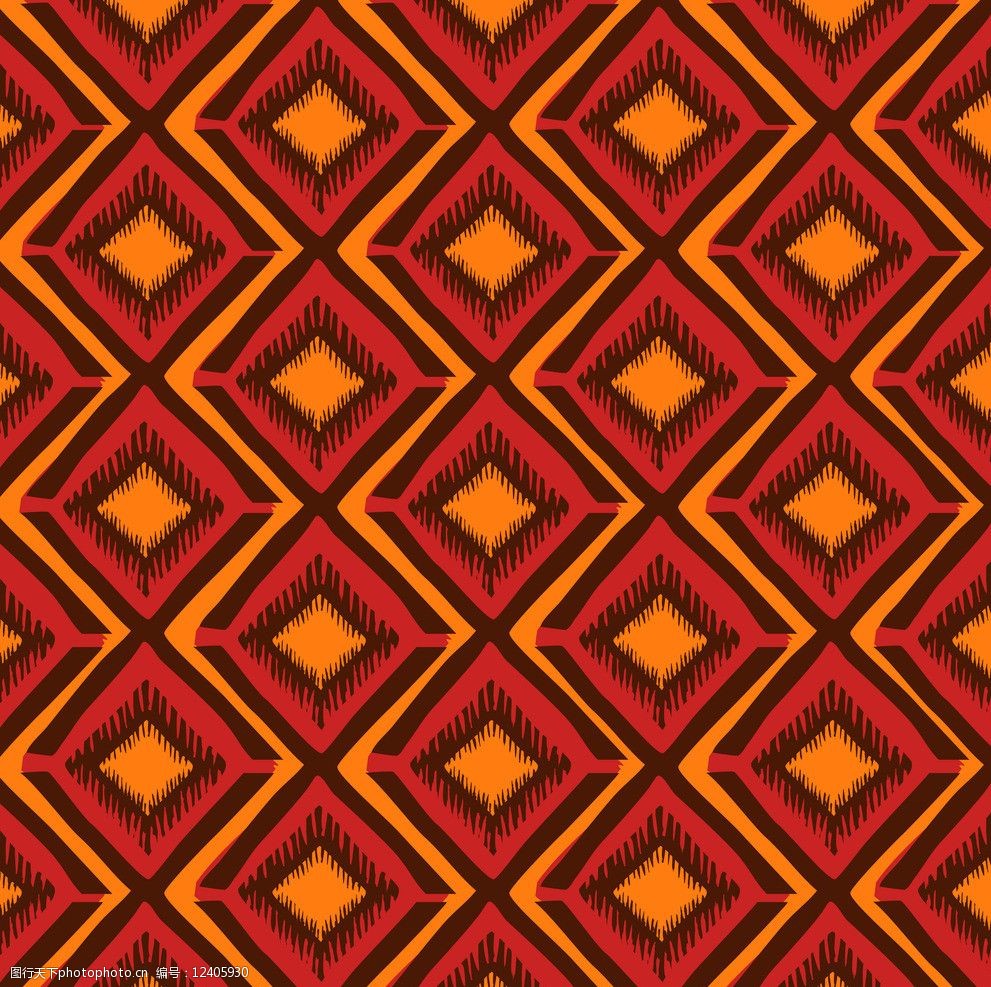 非洲装饰图案背景图片