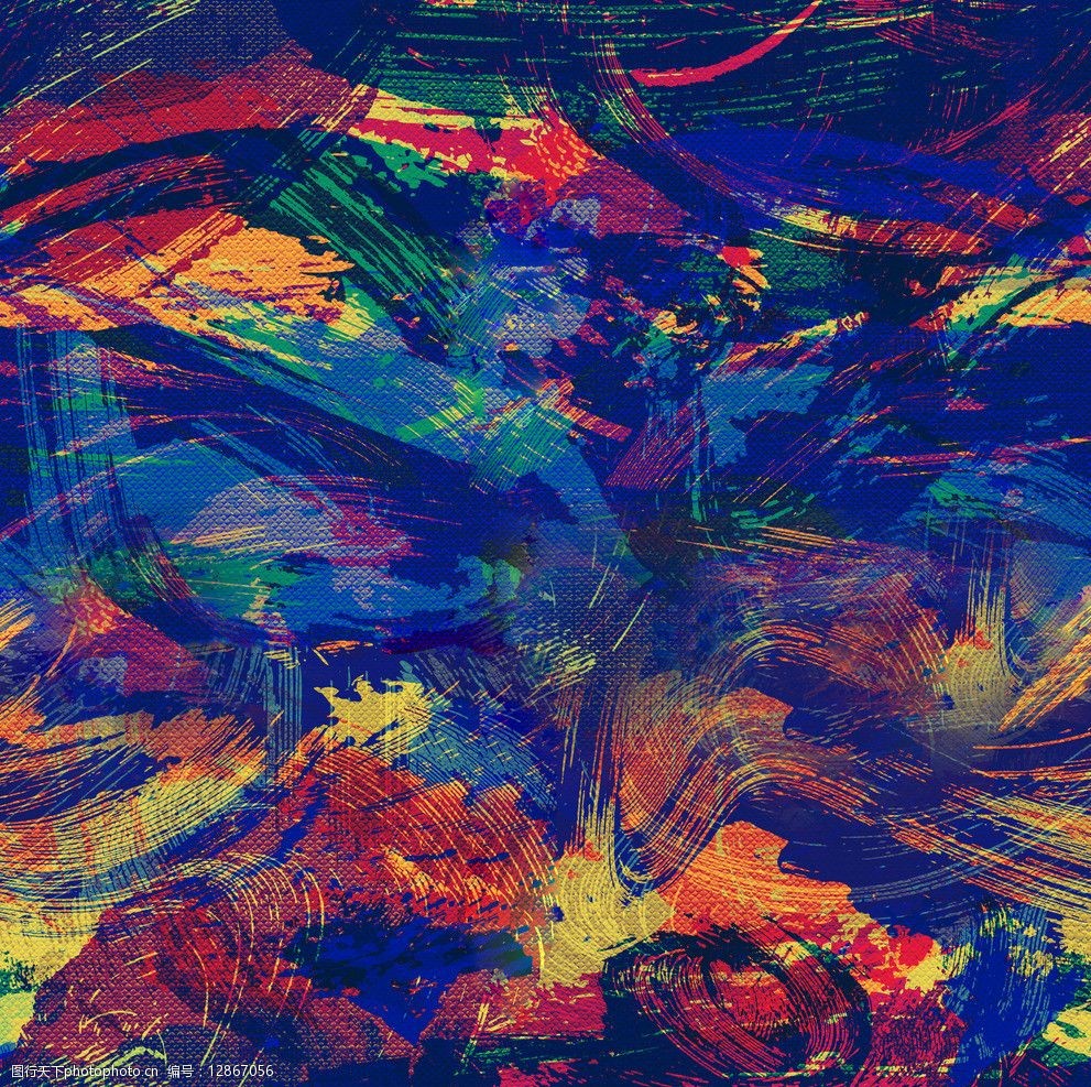 纹理油画花纹图片