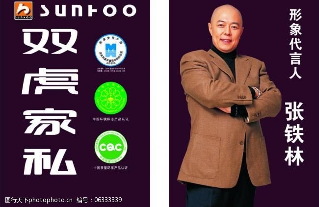 双虎家私灯杆广告图片