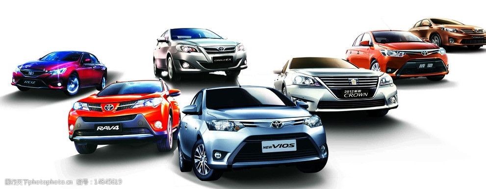 丰田最新全车系图片