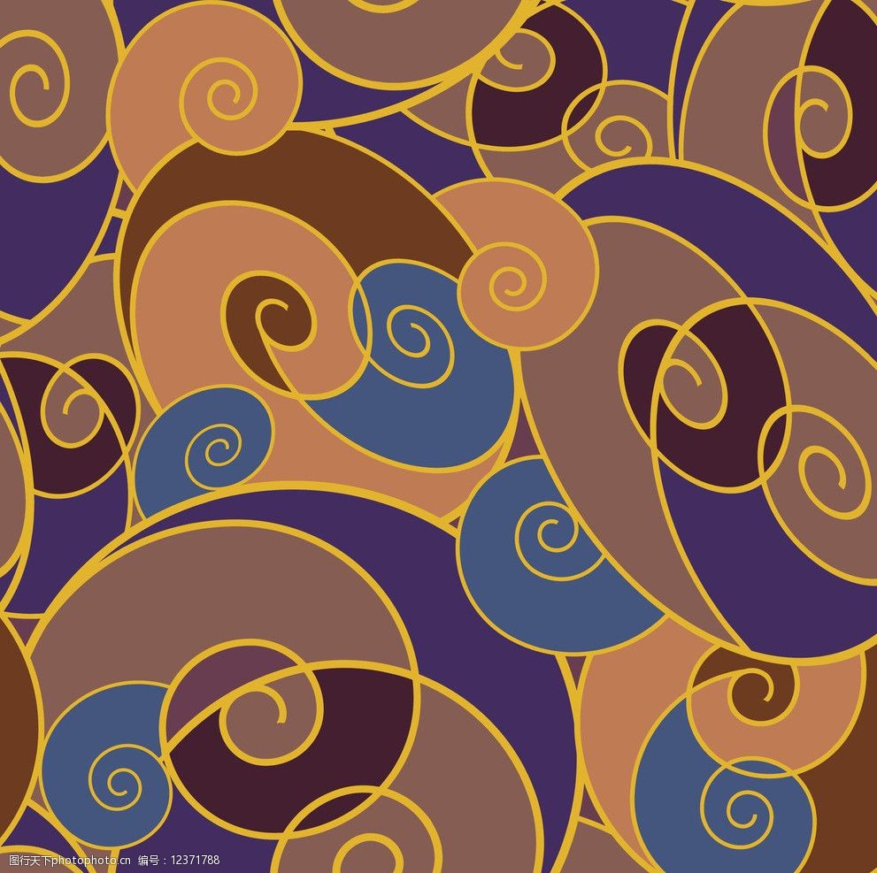 设计图库 底纹边框 背景底纹 关键词:螺旋形 圆环 图腾 设计素材 背景
