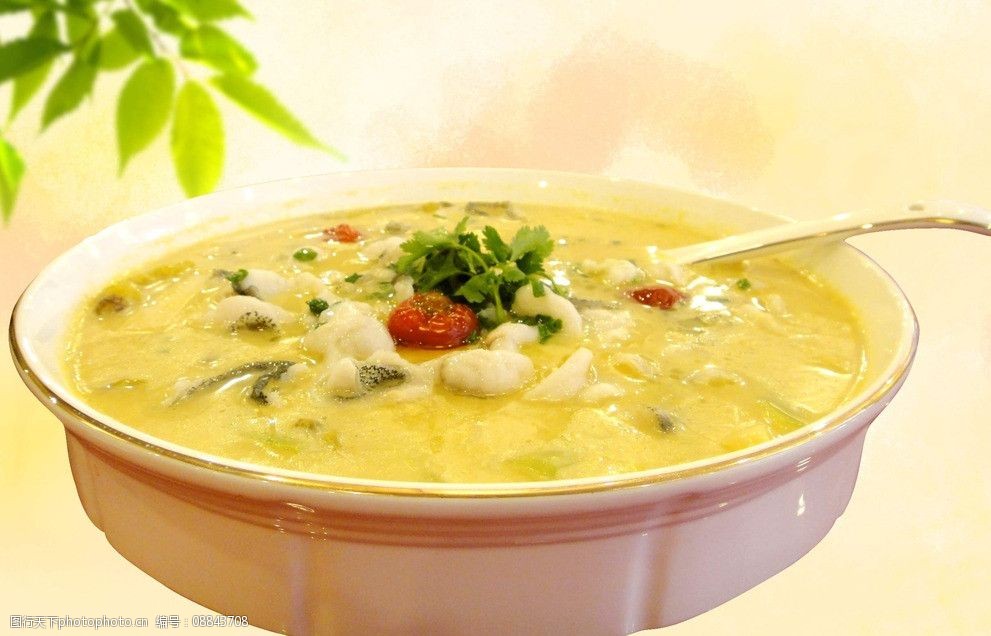 美味鱼片汤图片