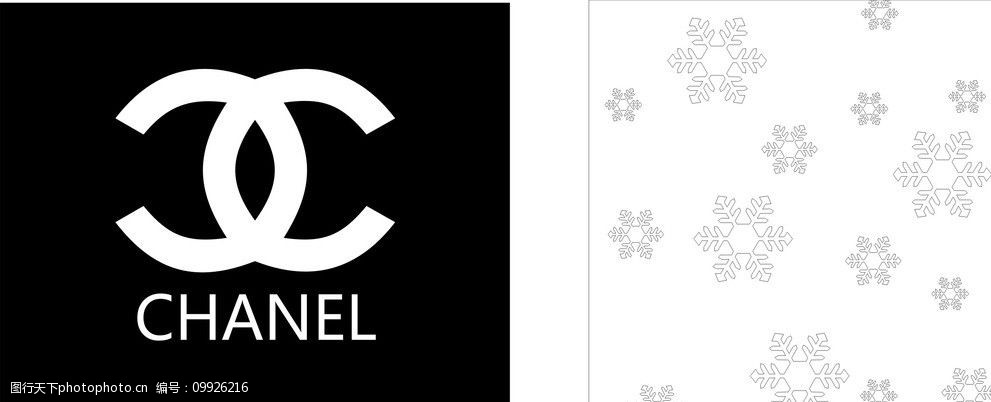 香奈儿logo及雪花图片