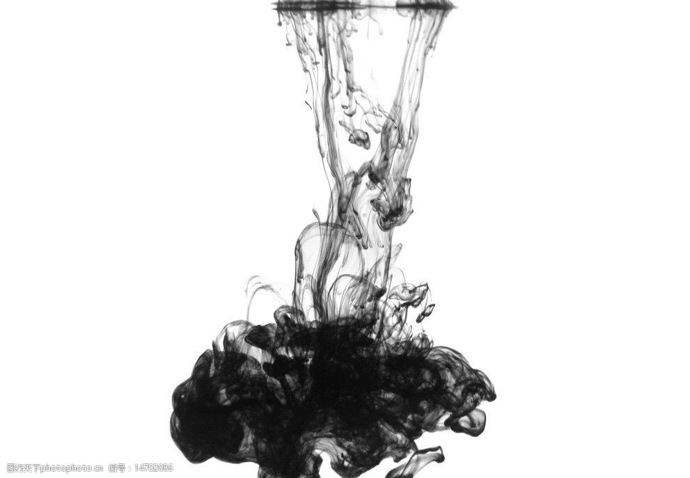 墨水墨迹散开图片