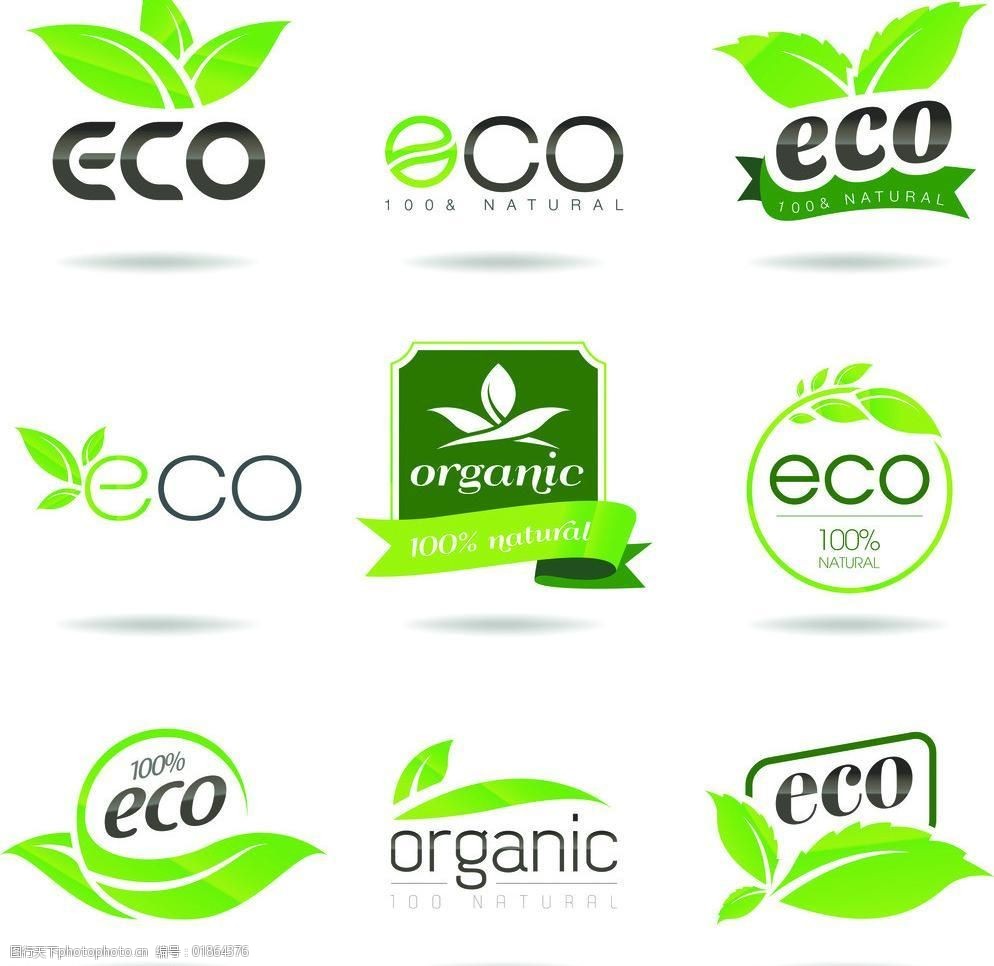eco标志矢量素材 eco标志模板下载 eco标志 eco标志矢量 eco主题图标
