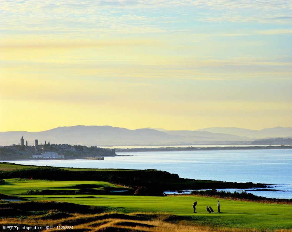照片 风景 高尔夫 蓝天 著名 景点 欧洲 英国 自然风景 自然景观 摄影