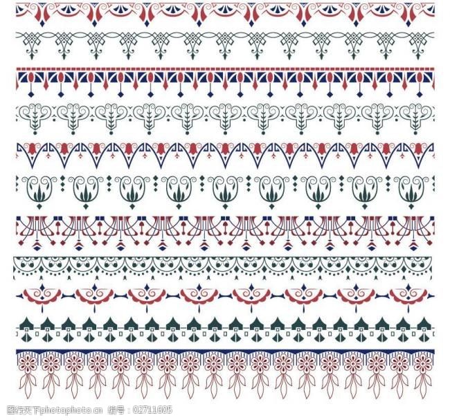 古典花纹花边图片