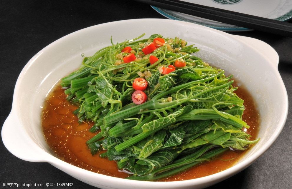 姜汁龙须菜图片