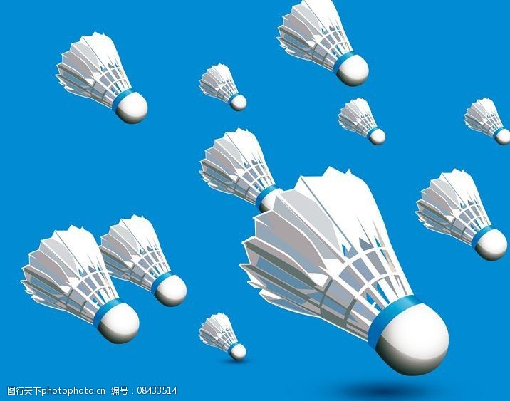 羽毛球设计图片