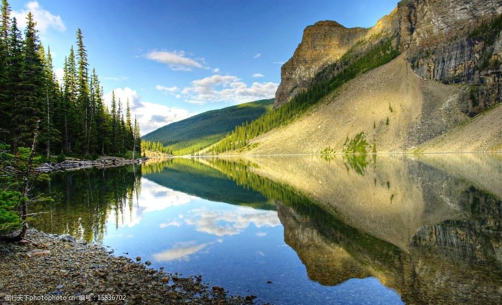 山水 湖泊 湖水 高山 山峦 山峰 天空 自然 自然风景 自然景观 摄影
