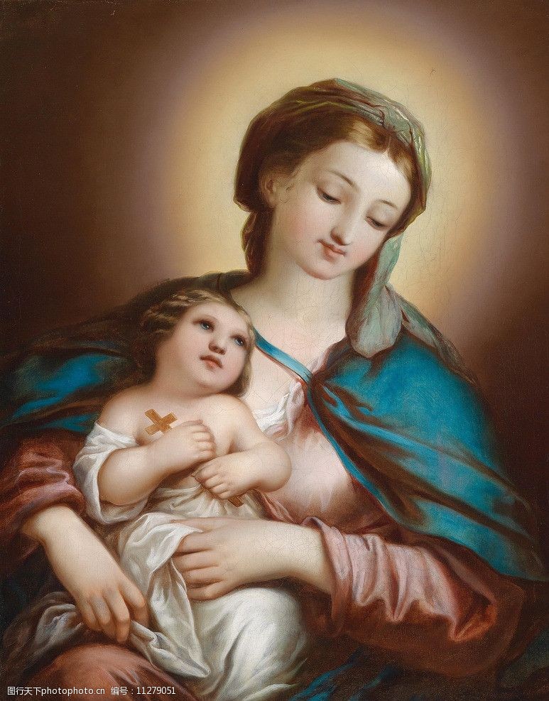 圣母与圣婴和哺乳圣母图片