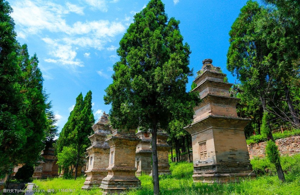 關鍵詞:嵩山少林景區塔林 嵩山少林景區 河南 古建築 藍天 綠樹 攝影