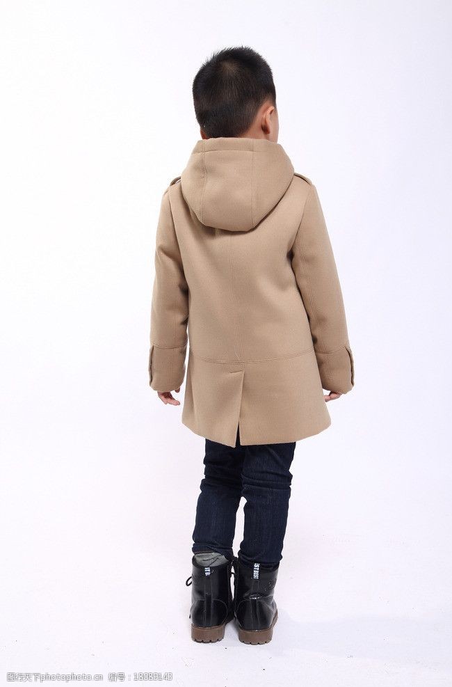 男童呢子大衣图片