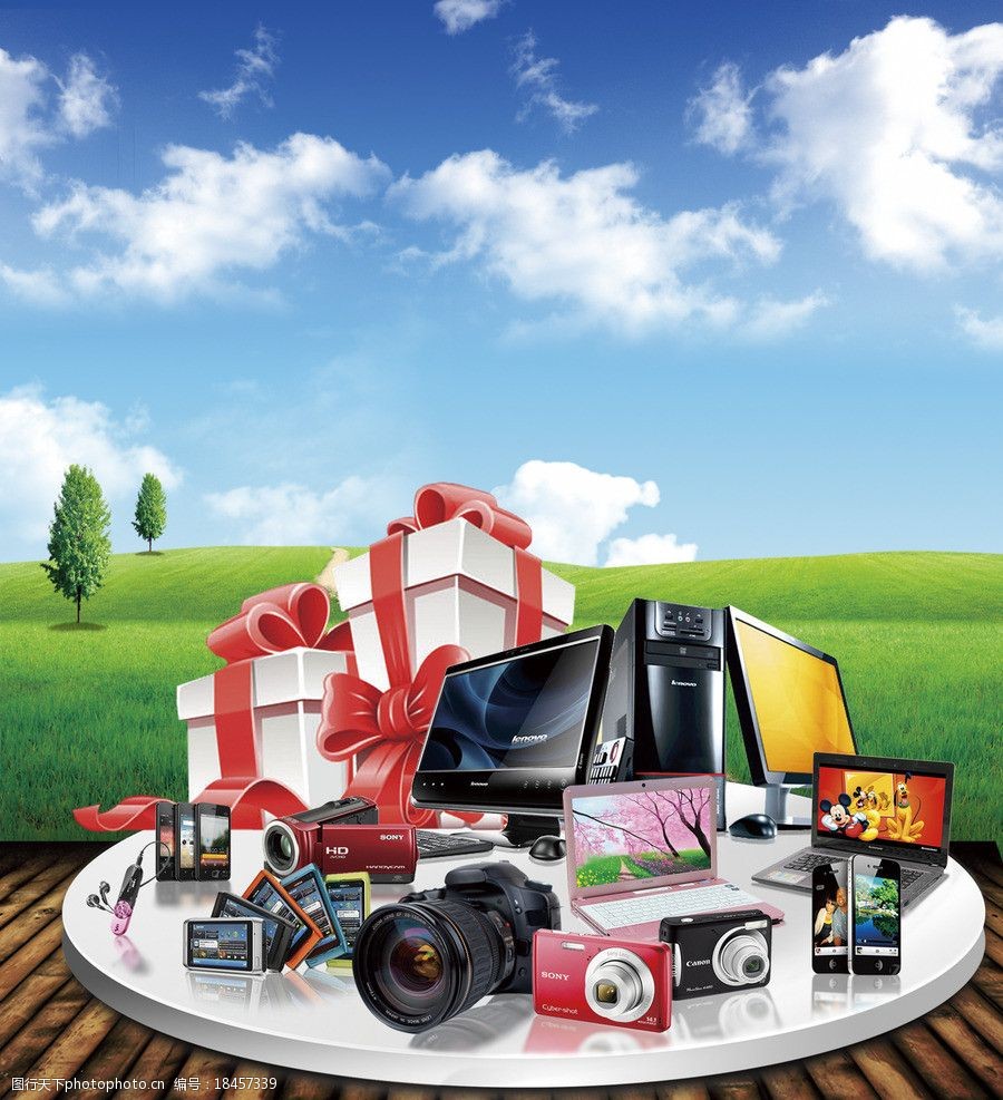 电子产品海报图片