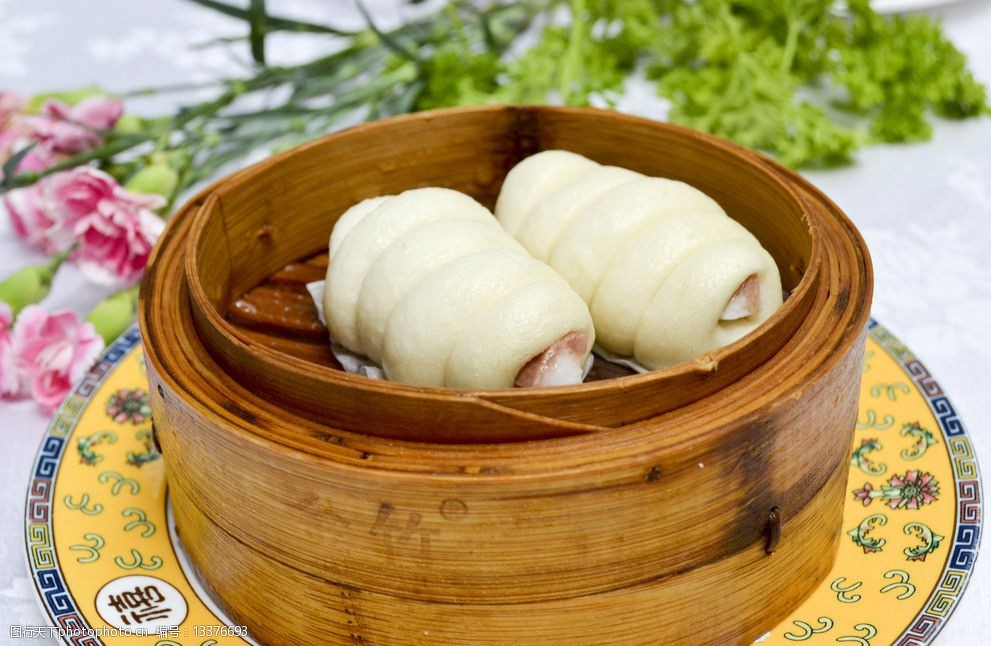 粤式山药馒头图片