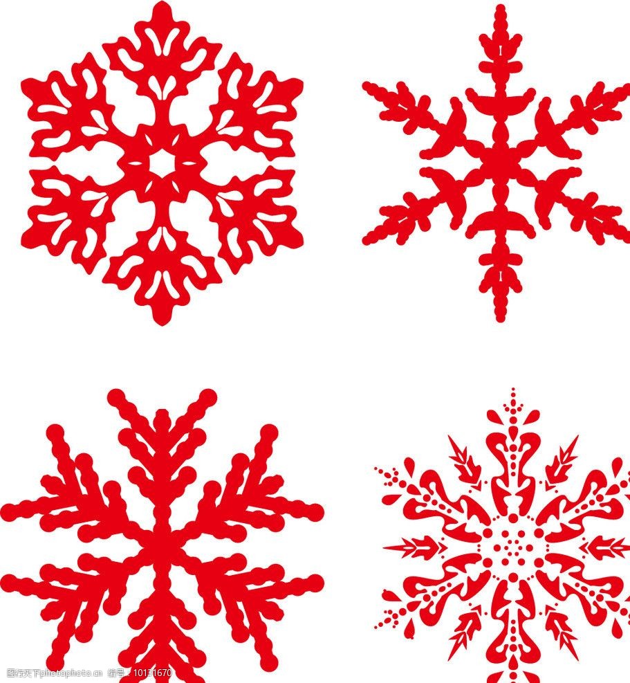 雪花剪纸图片