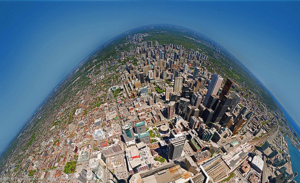 加拿大多伦多全景图片