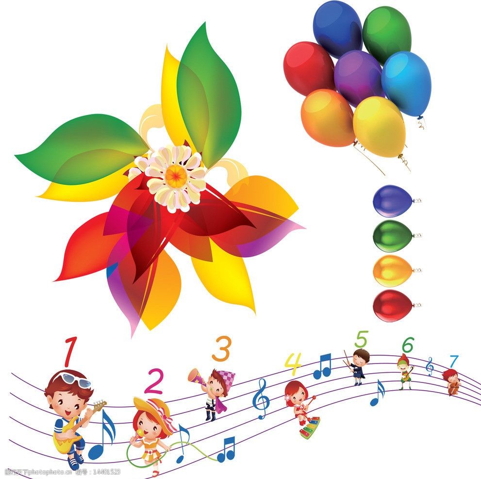 卡通音乐人物图片