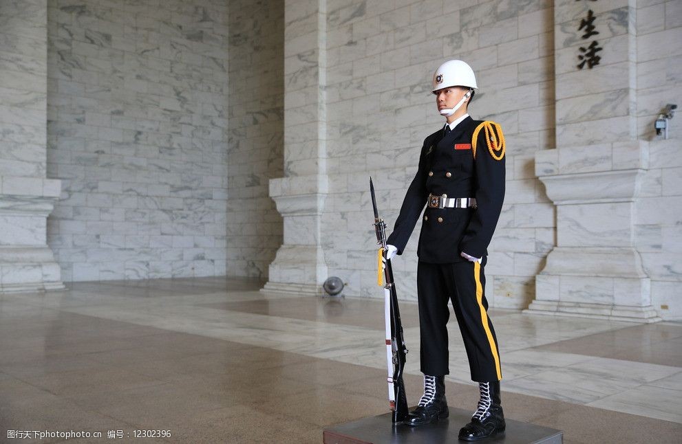 中正纪念堂的卫兵图片