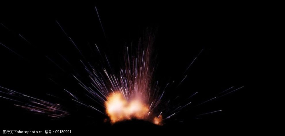 枪械开火火花实拍高清