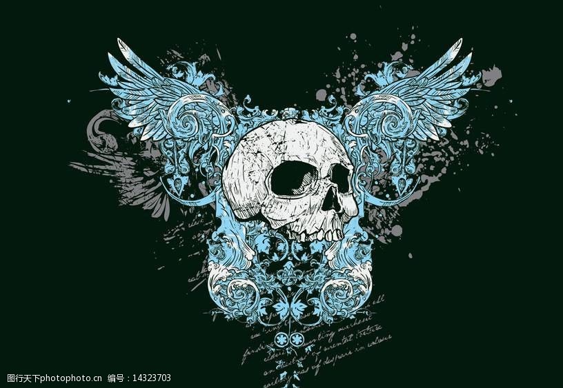 t恤花纹哥特花纹图片