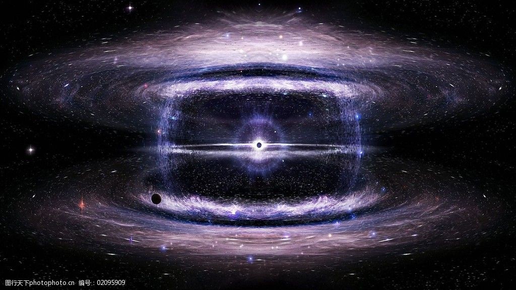 创意设计银河系唯美图片素材背景