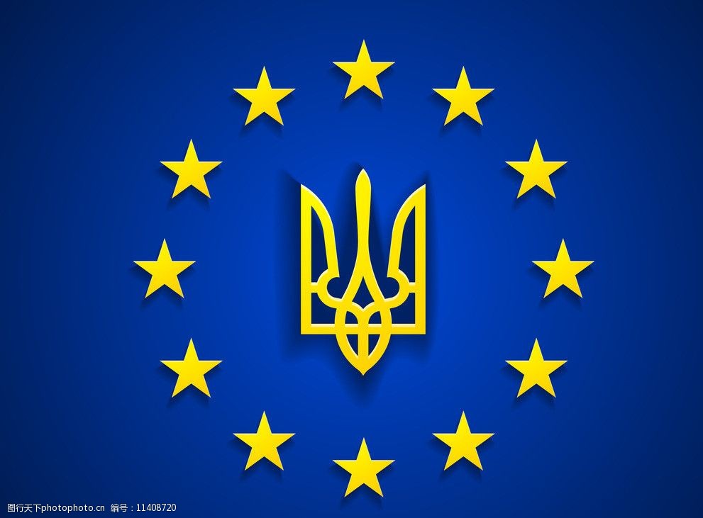 西乌克兰国徽图片