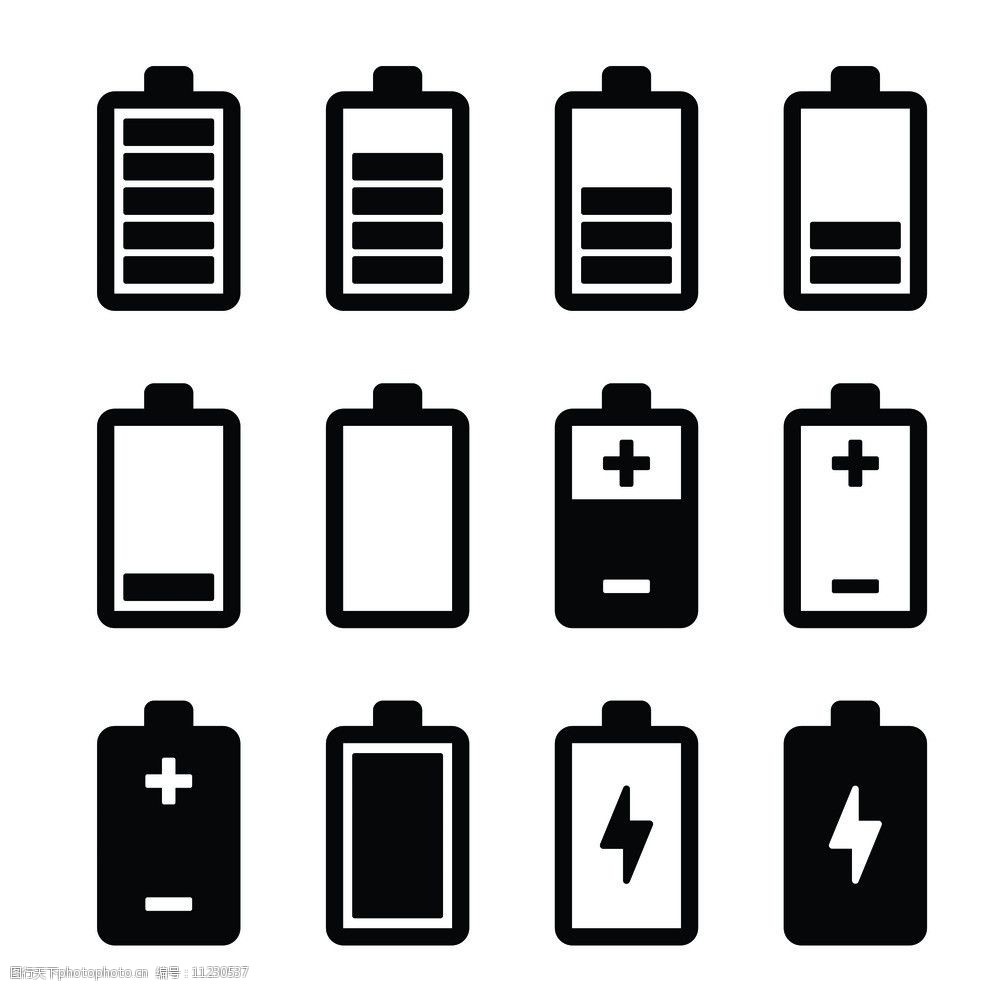 电池 充电图标 充电 网页图标 手绘 装饰 设计 广告设计矢量素材 广告