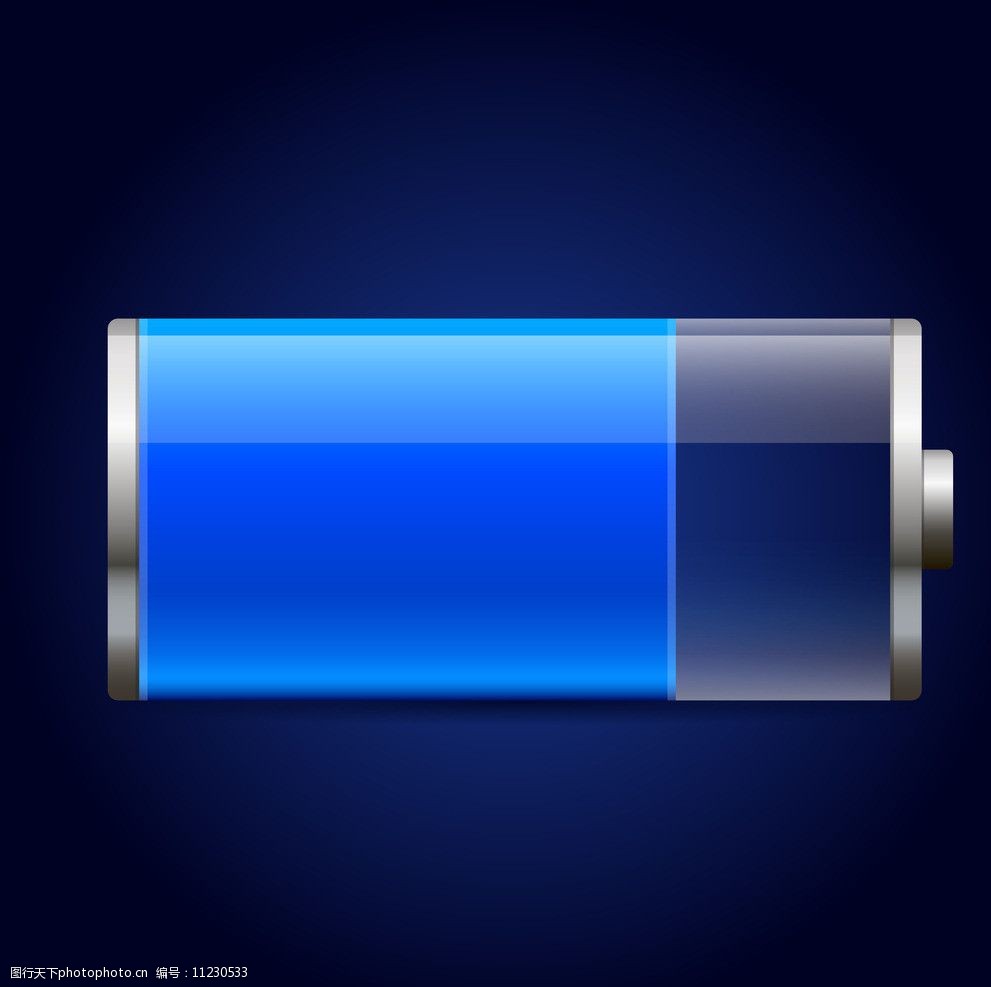 透明电池图片